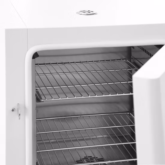 Aucma 65L Stainless Steel Inner Chamber Vertical Forced Air Drying Oven Electric Heating Constant Temperature Blast for Lab/Hospital