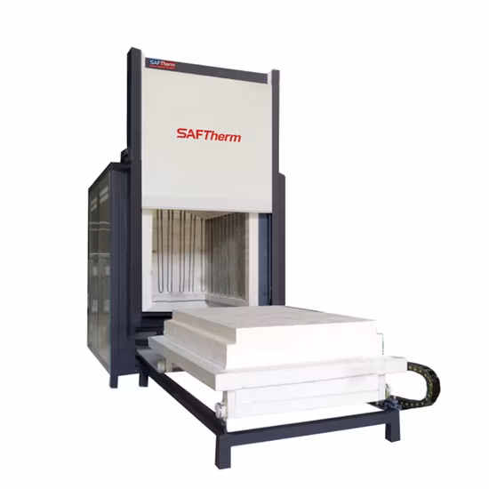 1200c High Temperature Bogie Hearth Furnace Electric Furnace Home Use Ceramic Kiln for Sale